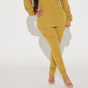 Fashion Nova Ribbed Leggings Size XL